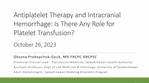Antiplatelet Therapy and Intracranial Hemorrhage: Is There Any Role for Platelet Transfusion?