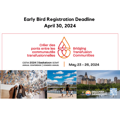 Early Bird Registration Deadline April 30, 2024
