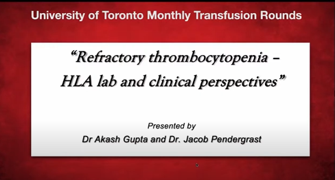 Refractory thrombocytopenia – HLA lab and clinical perspectives