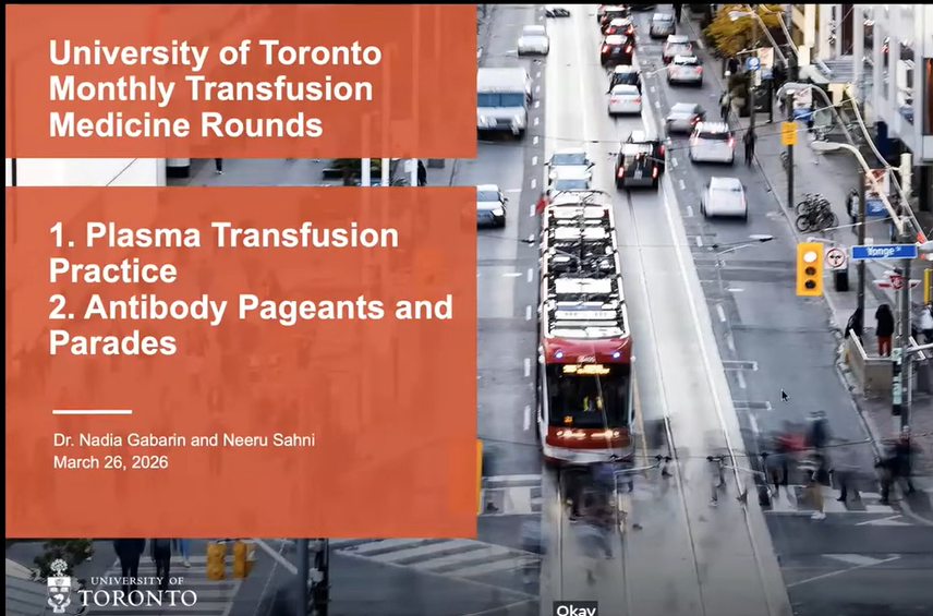 Plasma Transfusion Practice & Antibody Pageants and Parades